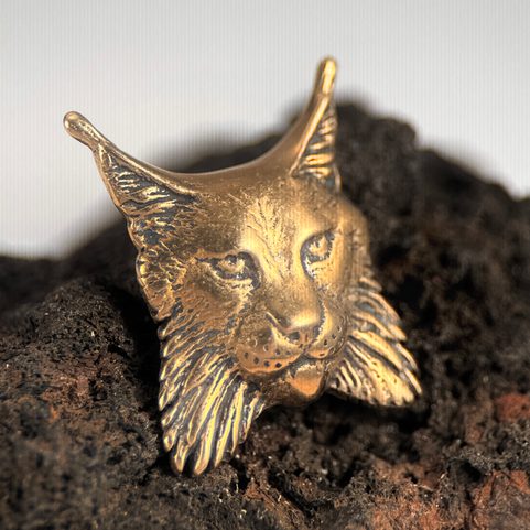 LYNX, PENDENTIF, BRONZE