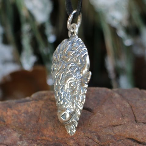 TATANKA - BISON SILVER PENDANT