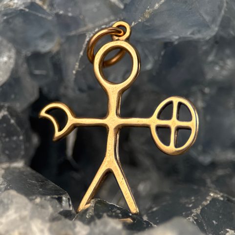 NOAIDI - SAMI SHAMAN, PENDANT, BRONZE
