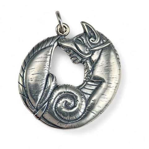 RENARD CELTIQUE, PENDENTIF ARGENT