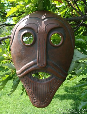 OSEBERG HEAD, WALL DECORATION