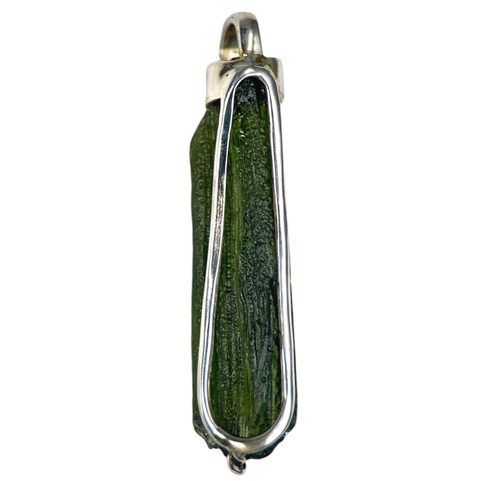 ADRIA, PENDANT, MOLDAVITE, SILVER 925/1000