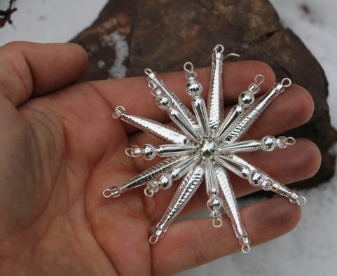 ICE STAR OF BOHEMIAN MOUNTAINS, YULE DECORATION