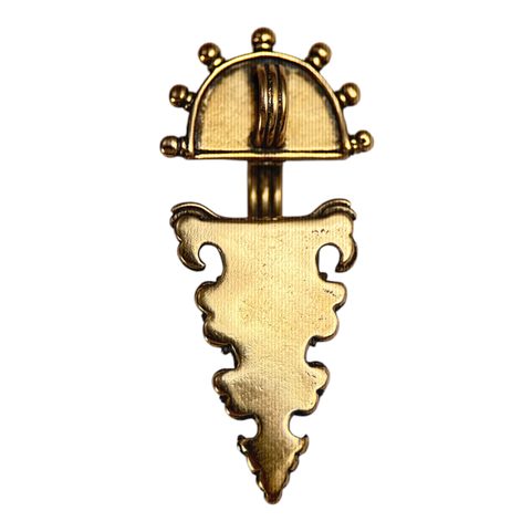 TÊTES D'AIGLE, FAIBULE DU HAUT MOYEN ÂGE REFAITE COMME UN PENDENTIF, BRONZE