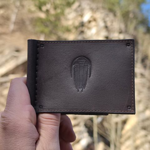 LEATHER WALLET, TRILOBIT