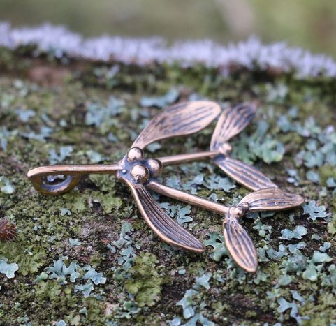 DRUID MISTLETOE, PENDANT, BRONZE