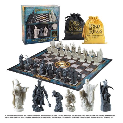 LORD OF THE RINGS CHESS SET BATTLE FOR MIDDLE EARTH