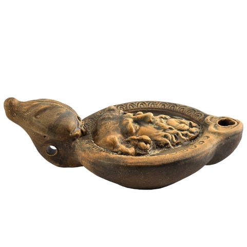 FAUN - ROMAN OIL LAMP, LANTERN