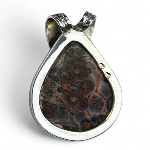 DRAGANA, JASPER, SILVER PENDANT, AG 925/1000