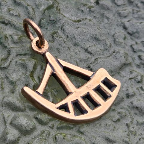 FANAS, BATEAU SÂME, PENDENTIF, BRONZE