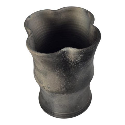 COUPE MÉDIÉVALE - 4 LOBES, CÉRAMIQUE FUMÉE