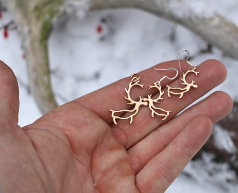 PORO, SAMI REINDEER, JEWELLERY SET, BRONZE