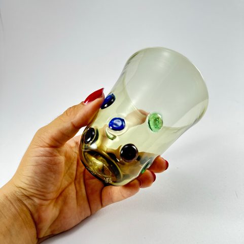 COUPE GAULOISE, VERRE CELTIQUE, VERRE VERT HISTORIQUE