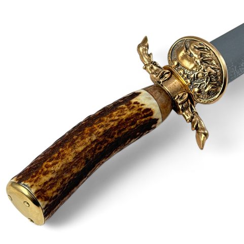 CROC DE CHASSE, COUTEAU DE CHASSE, CERF