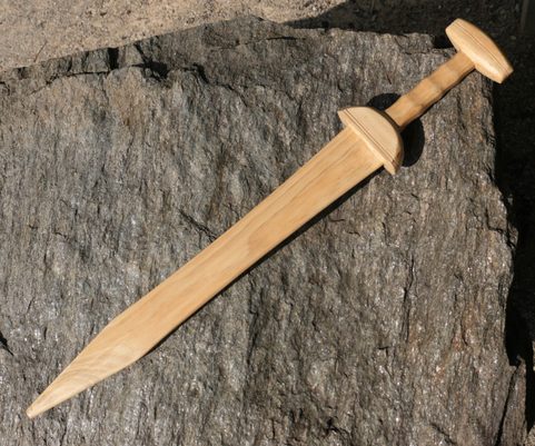RUDIS, GLADIATORENSCHWERT AUS HOLZ