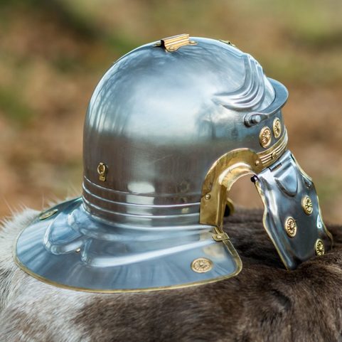 ROMAN HELMET, IMPERIAL GALLIC H, AUGSBURG-OBERHAUSEN
