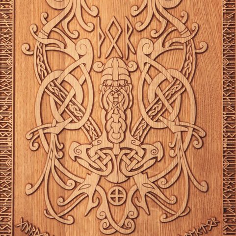 THOR'S HAMMER WALL DECORATION PLAQUETTE