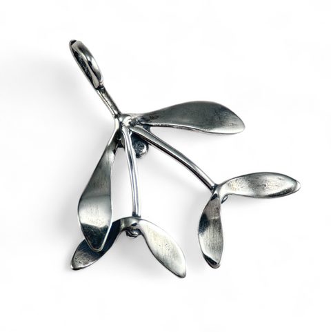 DRUID MISTLETOE, PENDANT, SILVER