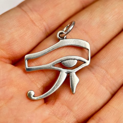 HORUS EYE, ANCIENT EGYPT, SILVER PENDANT