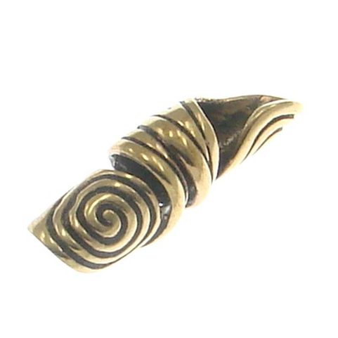 BRONZE SPIRALS - BEAD FOR BEARD