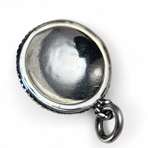 ISOLDA, MONDSTEIN, SILBER-ANHÄNGER AG 925