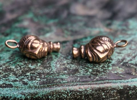 RIX, CELTIC HEAD, REPLICA, BRONZE PENDANT