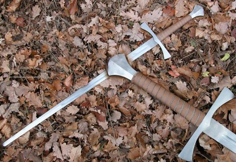 ÉPÉE AVEC POMMEAU EN QUEUE DE POISSON