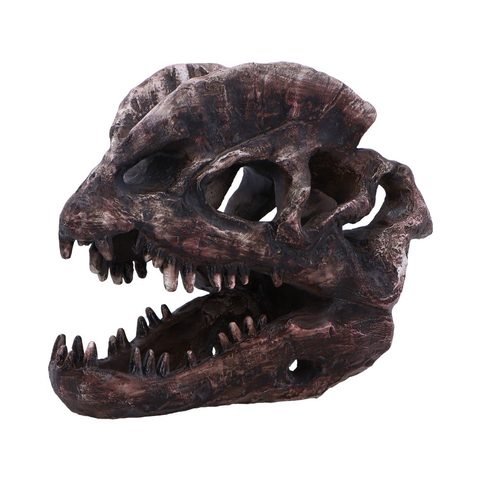 DILOPHOSAURUS , SKULL, IMITATION, 16CM