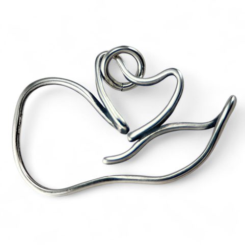 FOX, SILVER PENDANT