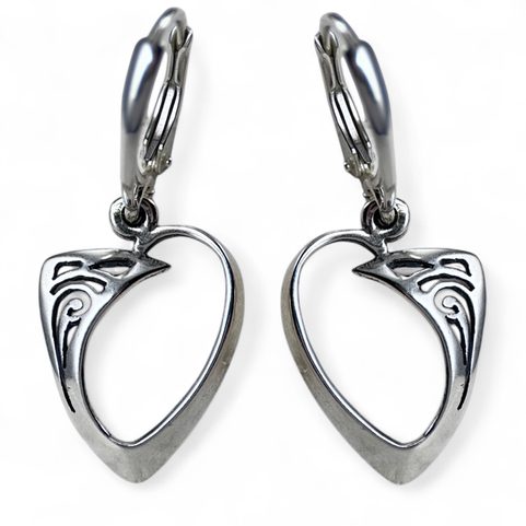 ROWAN, CELTIC STERLING SILVER EARRINGS