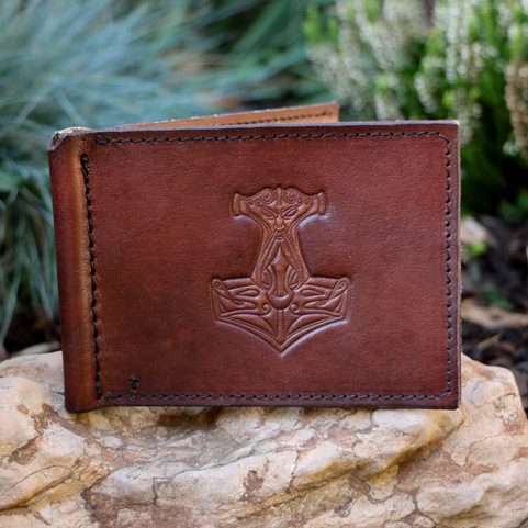 MJÖLLNIR, PORTEFEUILLE EN CUIR