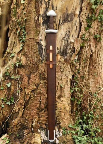 TORSHOV, WIKINGERSCHWERT MIT LEDERSCHEIDE