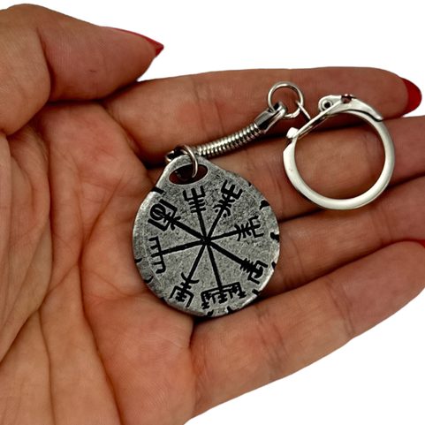 VEGVISÍR, KEY CHAIN, ZINC