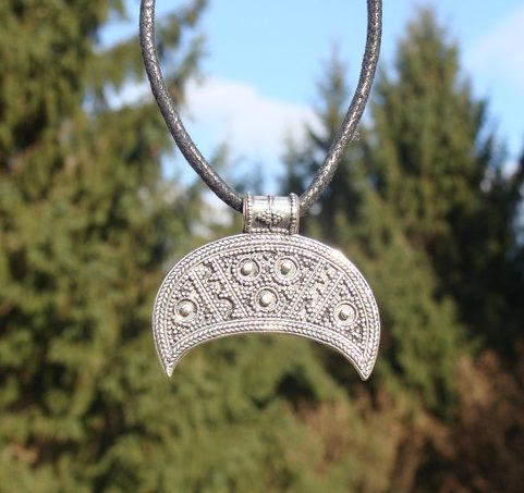 LUNITSA, IX. CENTURY, REPLICA, PENDANT, SILVER 925