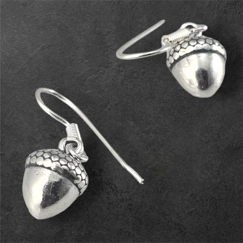 ACORNS SILVER EARRINGS AG 925