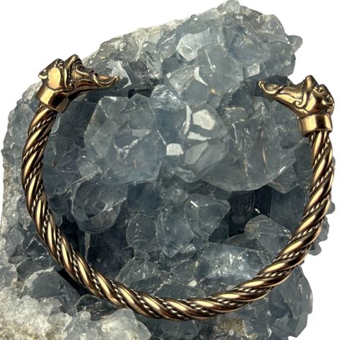 BERSERKER, VIKING WARRIOR, BRONZE BRACELET