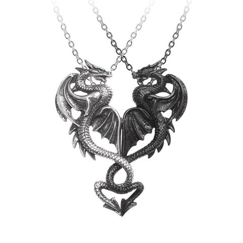 NECKLACE DRACONIC TRYST, ALCHEMY GOTHIC