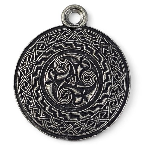CELTIC TRISKEL, PENDANT, ZINC