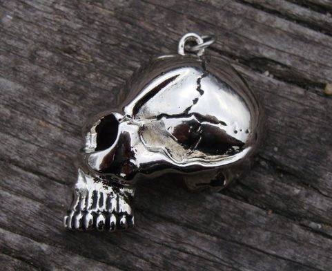 HALF SKULL PENDANT