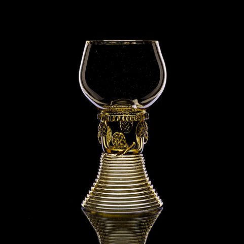 ROEMER, HISTORICAL GLASS GOBLET