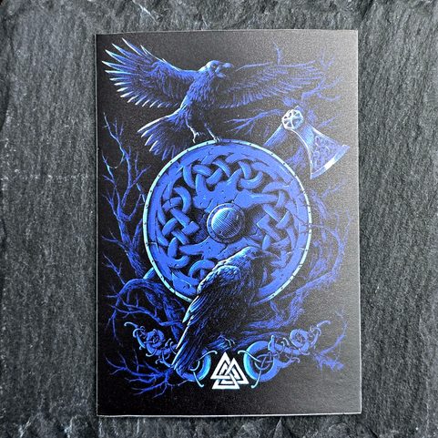 HUGINN AND MUNINN, MAGNET, 57X80 MM