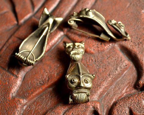 CELTIC FIBULA, BRONZE, OBERWITTIGHAUSEN, GERMANY