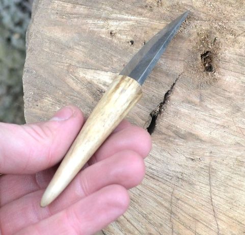 GUDRUN, ANTLER, FORGED SMALL KNIFE