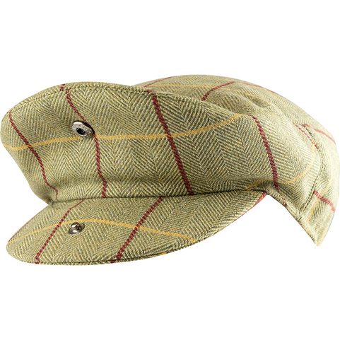 ENGLISH WOOL BLEND FLAT CAP TWEED