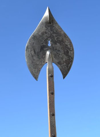 GERMAN HEART HALBERD, XV. CENTURY