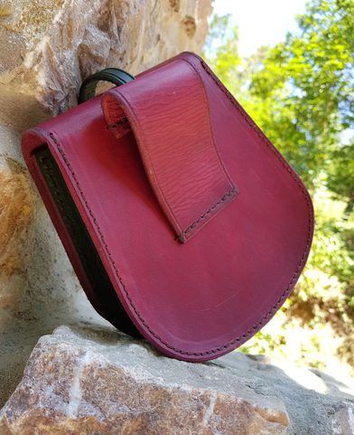 GOTLAND, VIKING LEATHER BAG