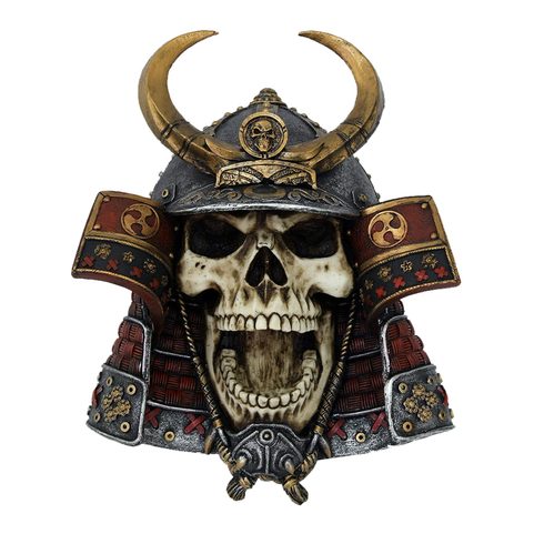 KABUTO ARMOURED SAMURAI WARRIOR SKULL 26.6CM
