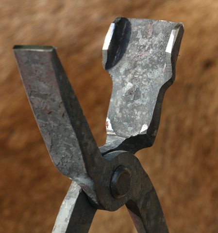 BLACKSMITH PLIERS SCHOSSMAULZANGE 30 X 5 - 10 MM