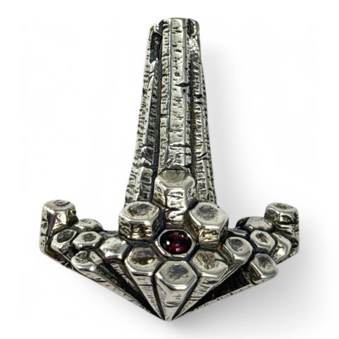 DIMMUBORGIR - THOR HAMMER BY WULFLUND, STERLINGSILVER 29 G.