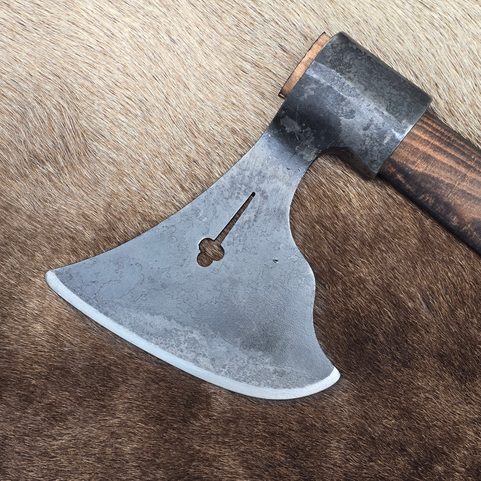 RATTAY, HUSSITE MEDIEVAL AXE OF THE 15TH CENTURY, REPLICA BOHEMIA